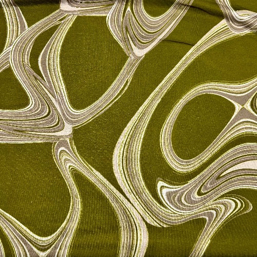 Smoky Swirls on Olive Head Hugger