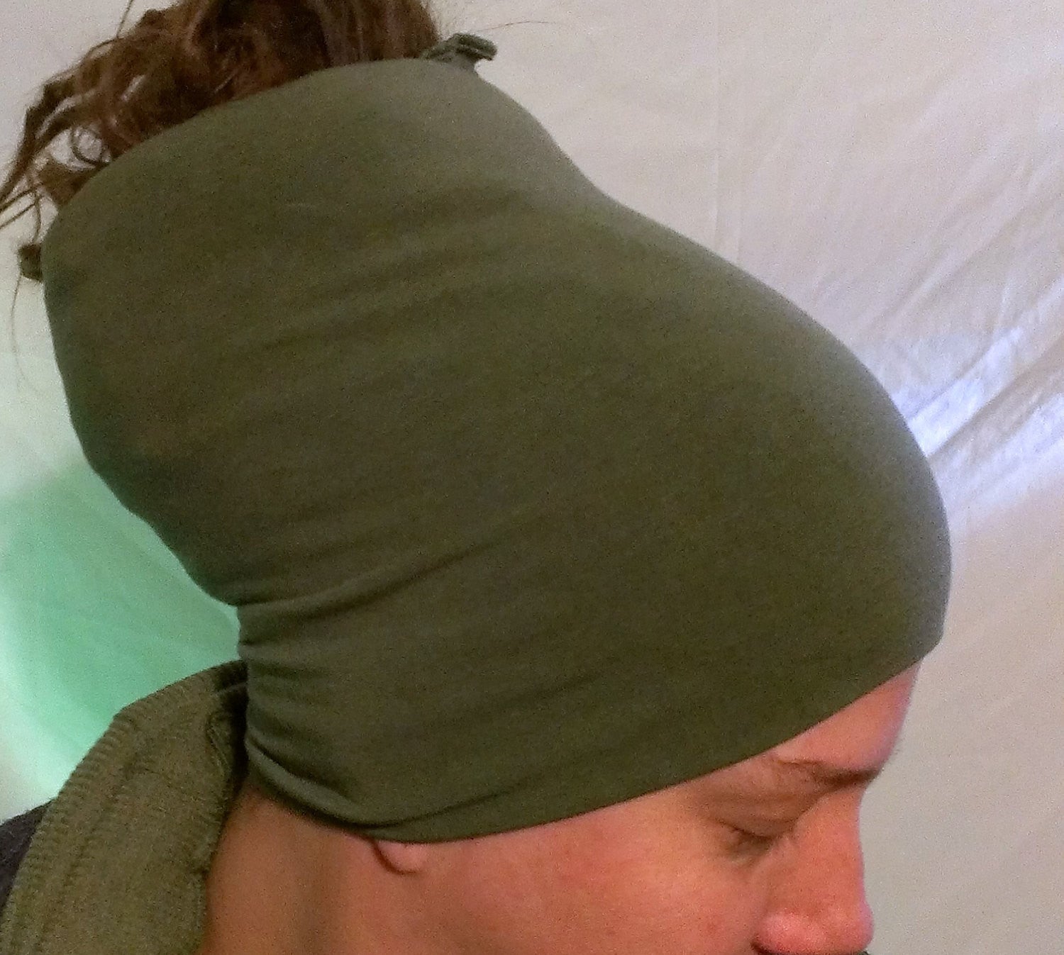 Olive Green Organic XL Head Hugger